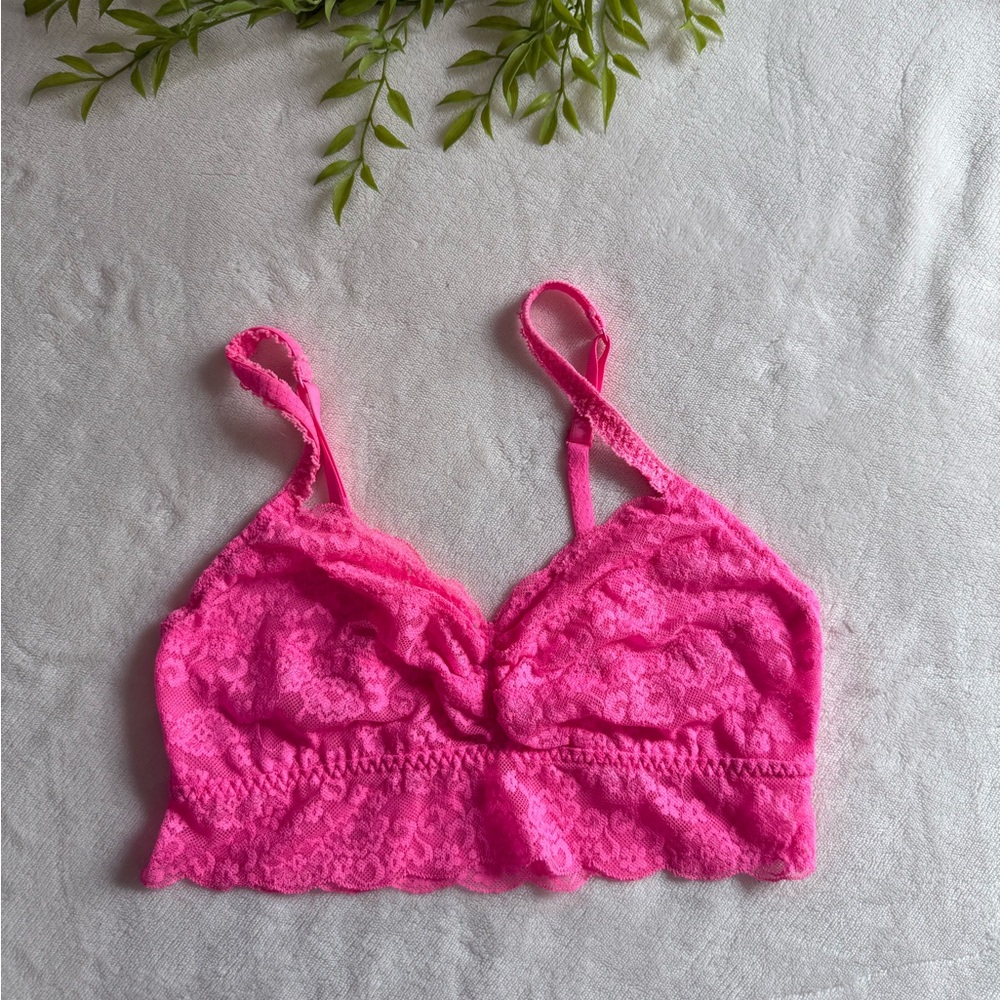 ❤️ PINK Victoria's Secret | Pink Lace Bralette